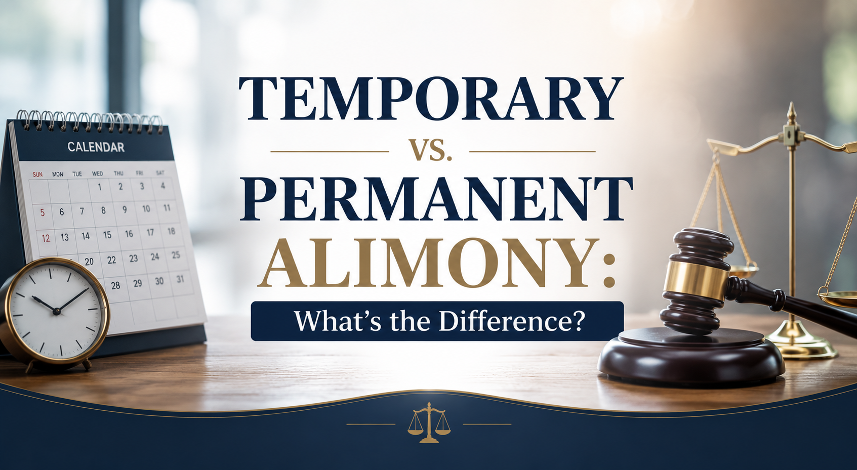 Temporary vs. Permanent Alimony: What’s the Difference?